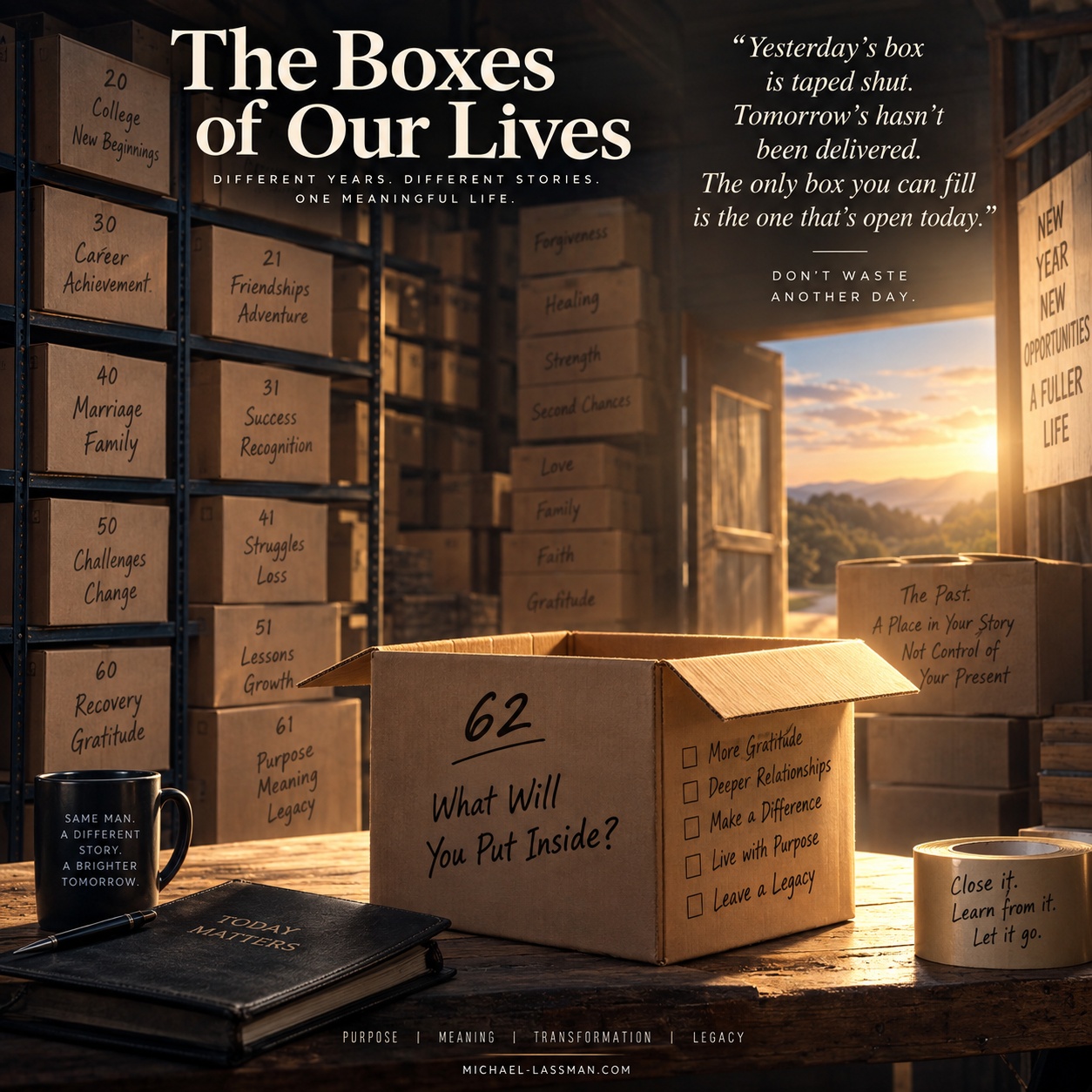 The Boxes of Our Lives