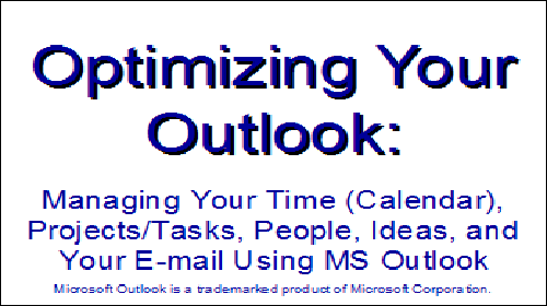 Optimizing Your Microsoft Outlook